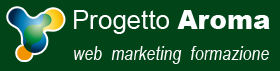 logo progetto aroma web mkt for bianco bg verde